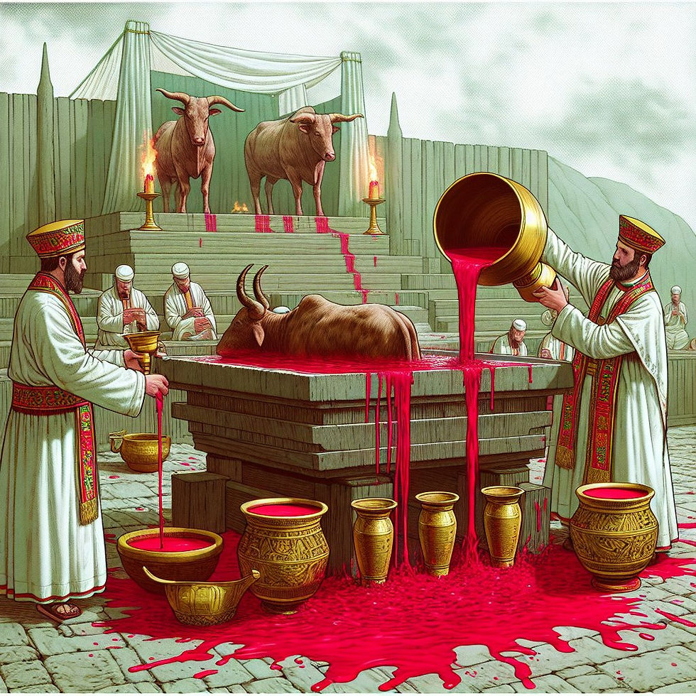 Blood sacrifices seemed messy. Life is messy. (Exodus 35-40, Leviticus 1, 4, 16, 19)