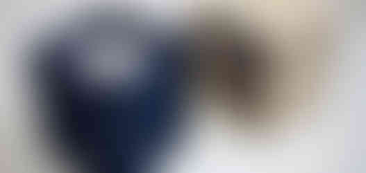 A small, custom-made box made with Chiyogami pattern No. 3401 and a combination of navy blue and special paper.