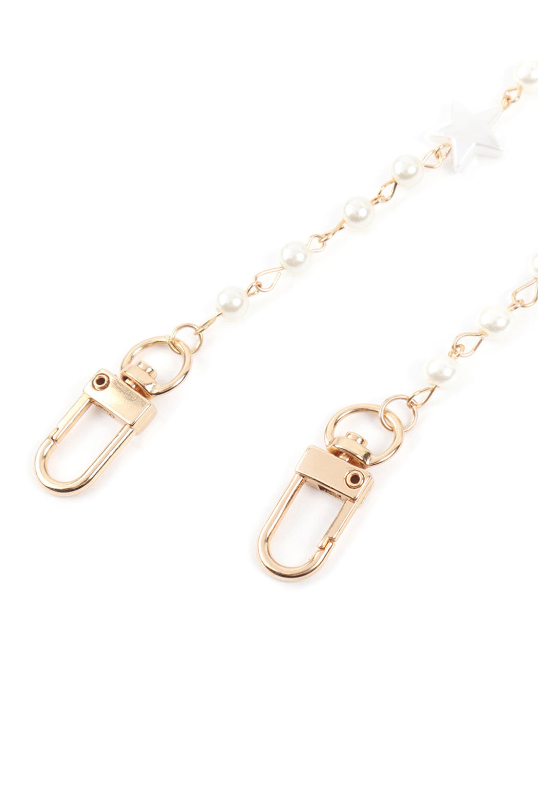 Layered Link Star Convertible Chain or Necklace Bag Chain