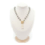 Quarry Atelier – Éclipse Perlée Toggle Necklace