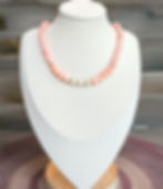 Kai Pua ʻĀkoʻakoʻa Necklace Vintage Pink Coral, Freshwater Pearl & Gold-Filled Accent Necklace