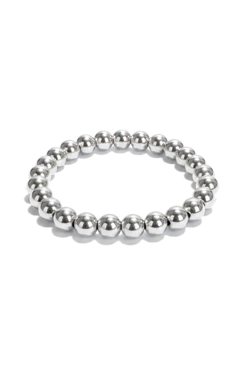 Titan Bracelet | Men's Stainless Steel Bead Bracelet | Noir by Quarry