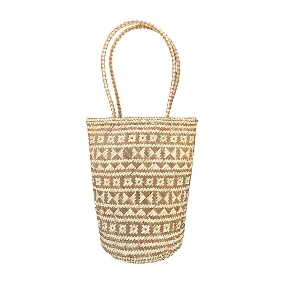 Thumbnail: Palm Leaf Shopper Market Tote