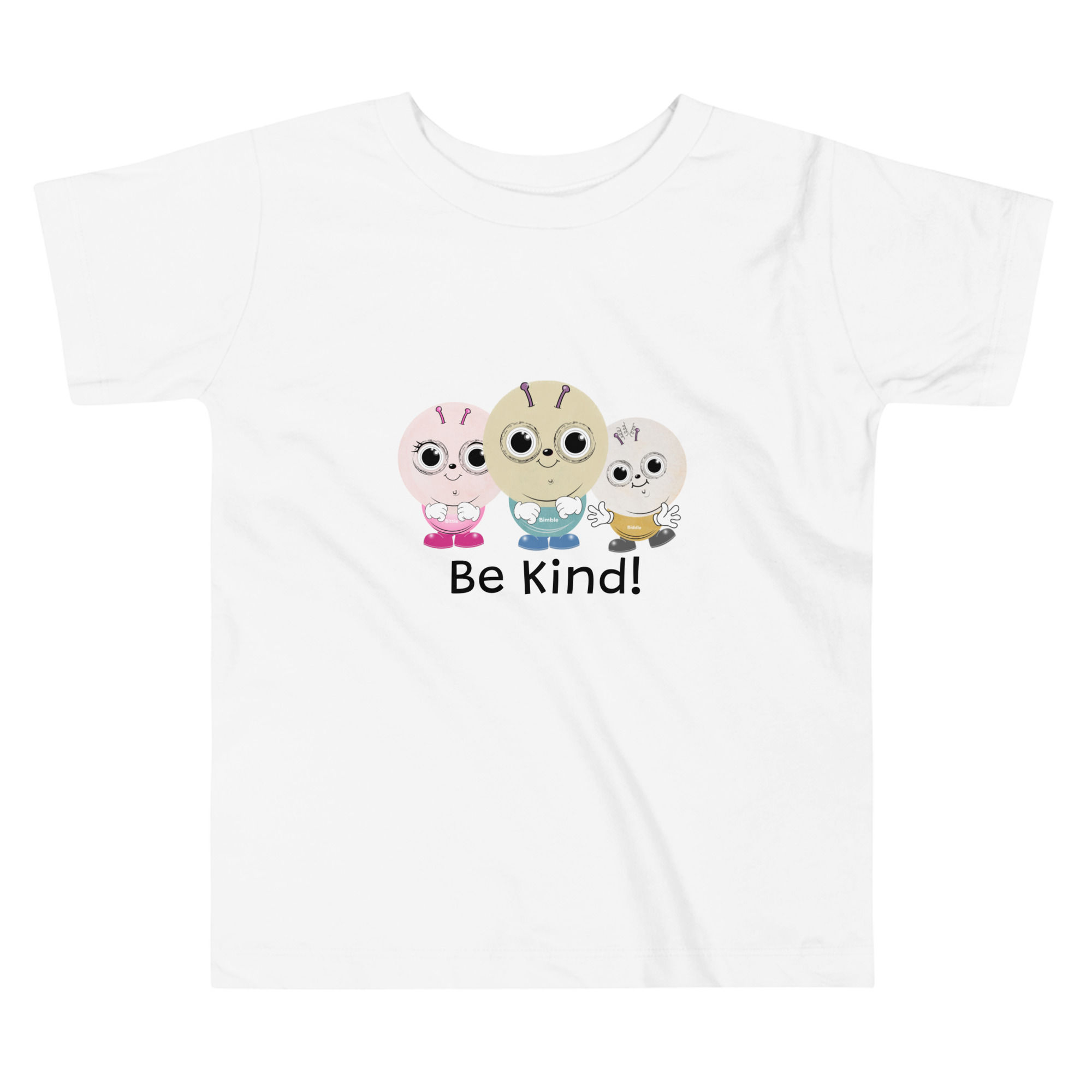 Beebles “Be Kind” – 100% Cotton Toddler Short Sleeve Tee