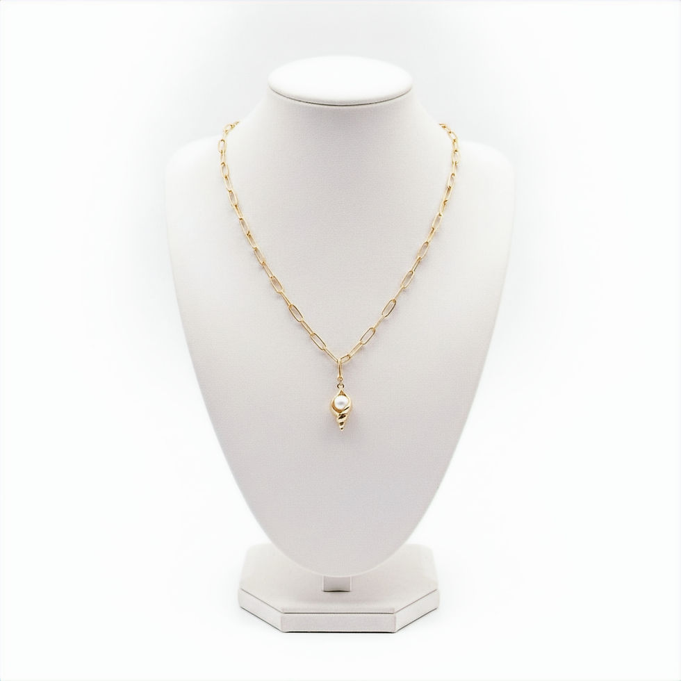 Moku Collection – Kai Concha Necklace + Conch Charm