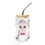 Thumbnail: Beeble Friends "Be Kind" - Can-shaped glass with Lid & Straw Option