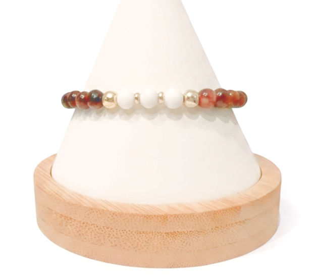 Thumbnail: Rouge République Bracelet | Red Tiger Eye