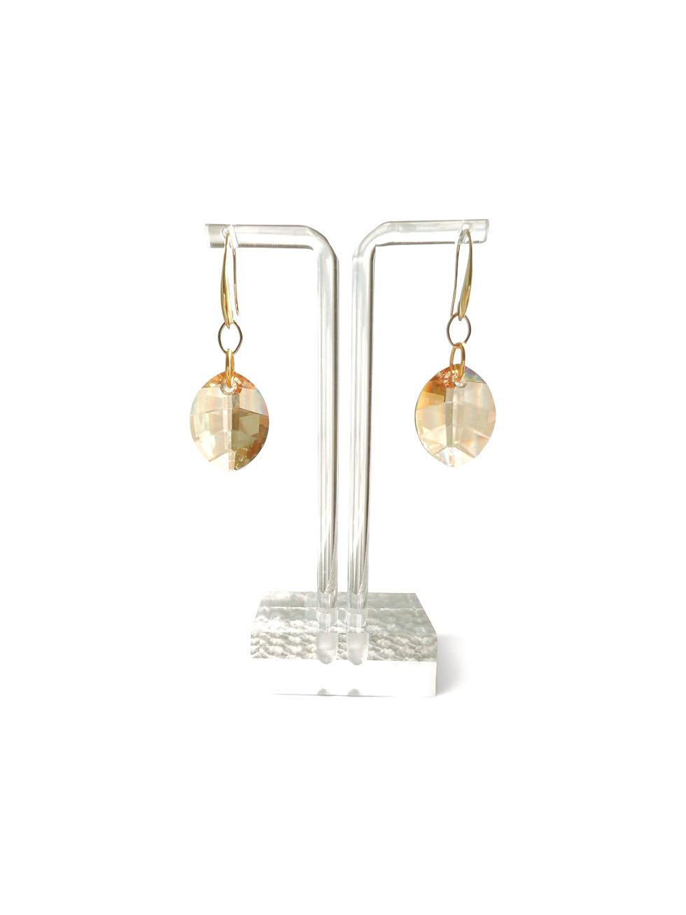 Thumbnail: Maison de Bijoux – Golden Shadow Swarovski Earrings