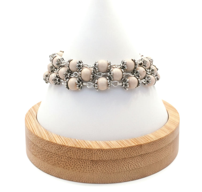 Thumbnail: Quarry Atelier – Mémoire de la Mer - Fossil Coral Necklace & Bracelet Set