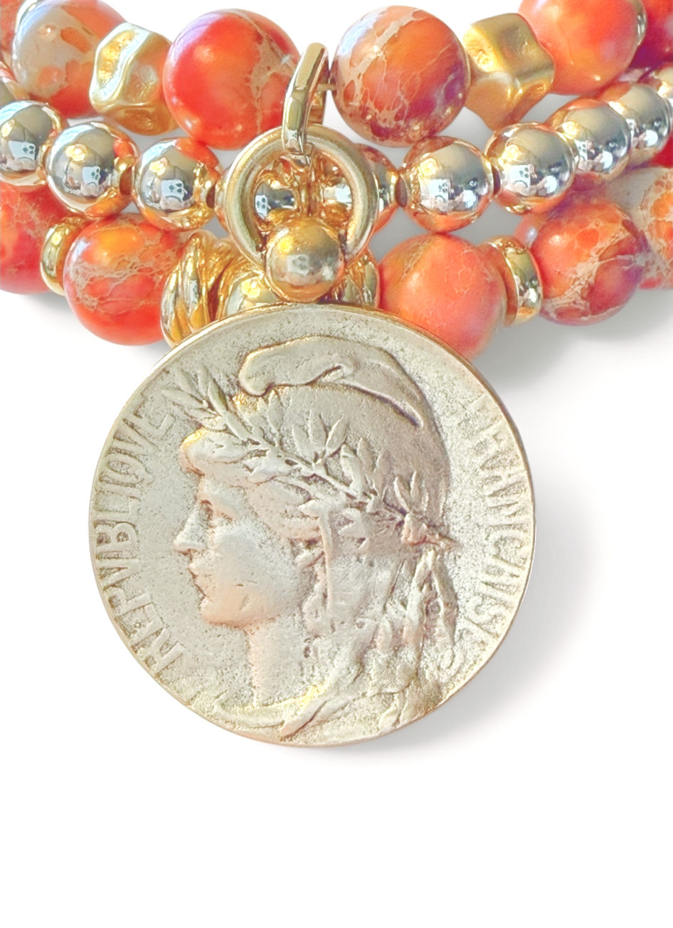 Thumbnail: Coucher de Soleil Bracelet Trio