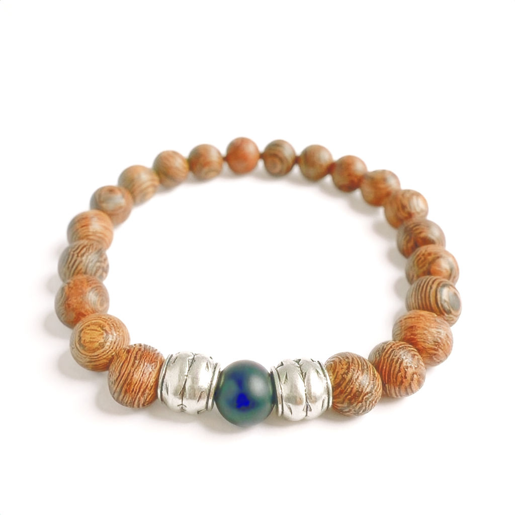 ʻEleʻele Koa—meaning “black warrior” in Hawaiian - Bracelet