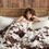 Thumbnail: Lotus Karen Queen Size Faux Fur Blanket Khaki - Big Bubble Rabbit Fluff Blanket