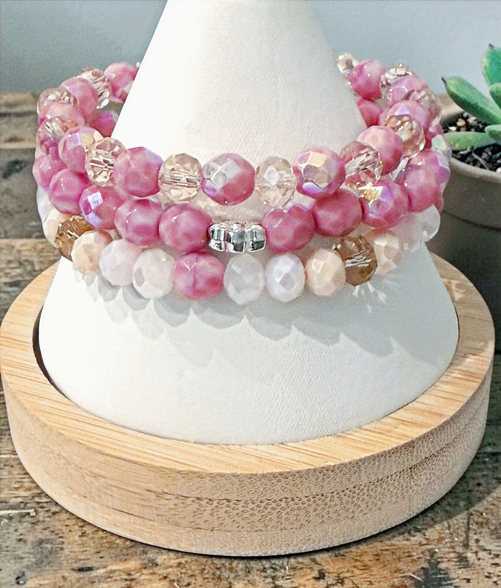 Maison de Bijoux – Rosé Éclat Bracelet Trio