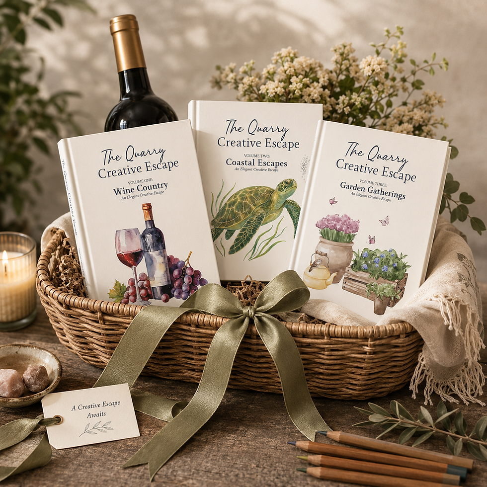 The Quarry Shop's Creative Escape Collection