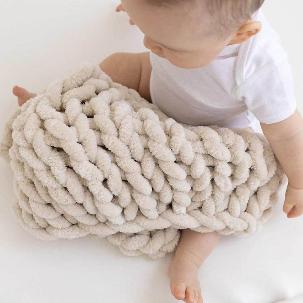 Thumbnail: INFINITE CHUNKY KNIT BLANKET | MINKY | CUDDLE - SA