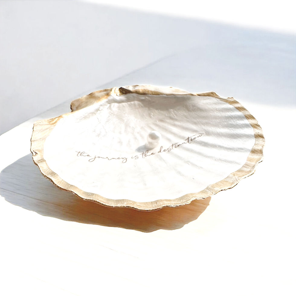 Oyster & Vine – The Journey Is the Destination Ring Dish