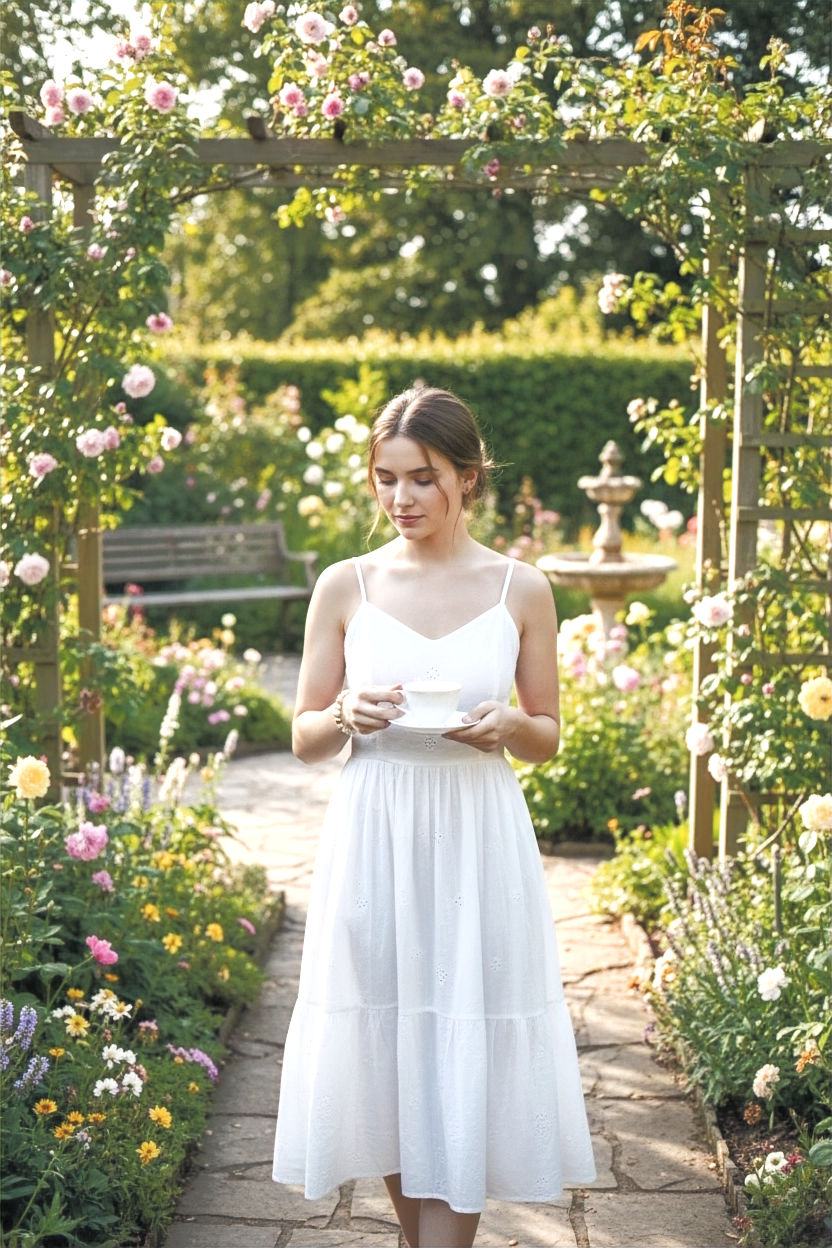 Thumbnail: Lāʻau Lani III “Heavenly Leaf III” - White, Nude Coral & Gold Sakura Bracelet