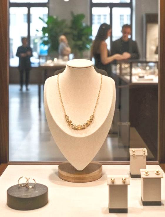 Maison de Bijoux — Crépuscule Doré Necklace (Golden Twilight)