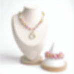“Fleurs de Pluie” Rain Flower Gemstone Necklace & Bracelet Set