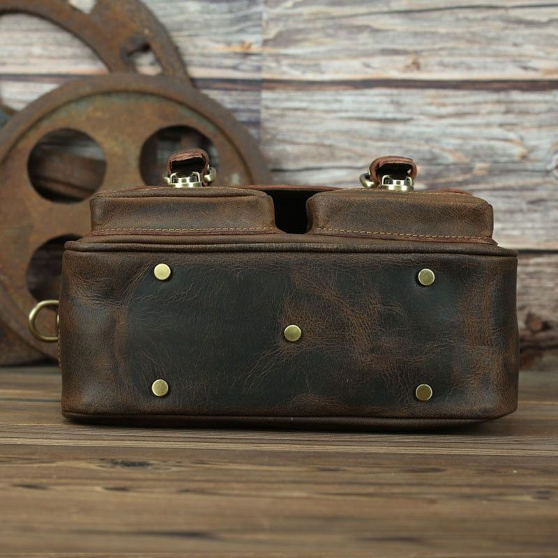 Thumbnail: The Faust Leather Camera Bag | Crossbody Vintage Camera Messenger Bag