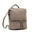 Thumbnail: SUSU Grey Leather Backpack Purse Convertible Cross