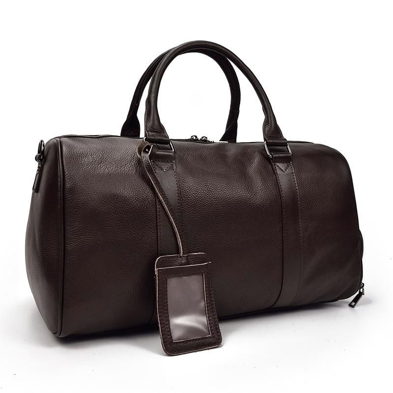 Thumbnail: The Endre Weekender | Vintage Leather Duffle Bag