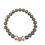Thumbnail: Steel & Wood Men’s Matte Black Onyx Bead Bracelet with Polished Steel Accents