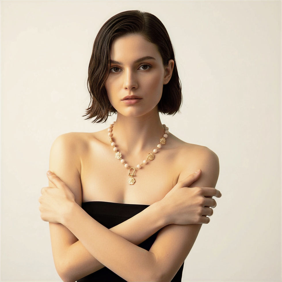 Thumbnail: Maison de Bijoux – Fleur Pêche Necklace