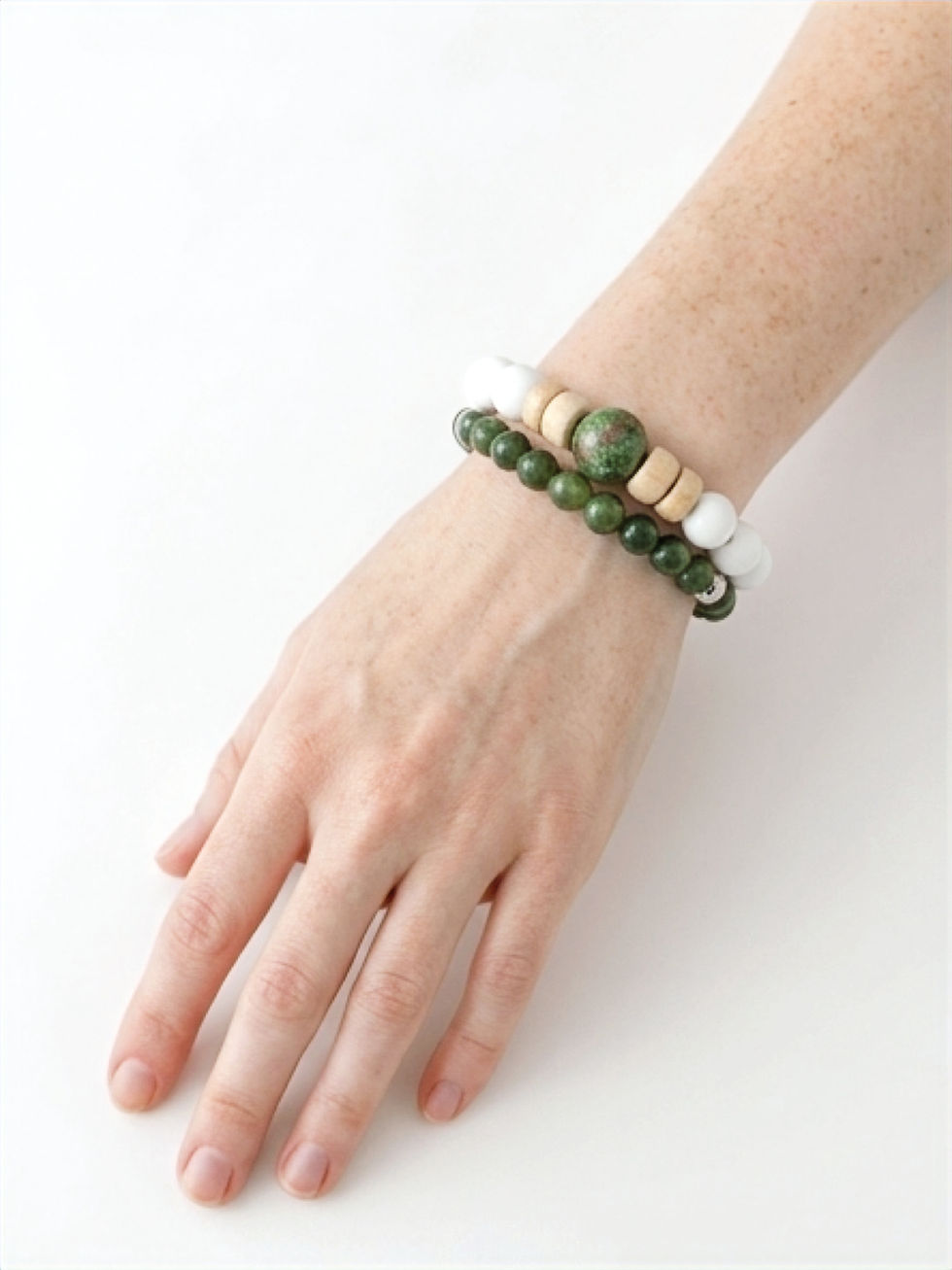 Thumbnail: Moku: Lāʻau Jade Bracelet Duo