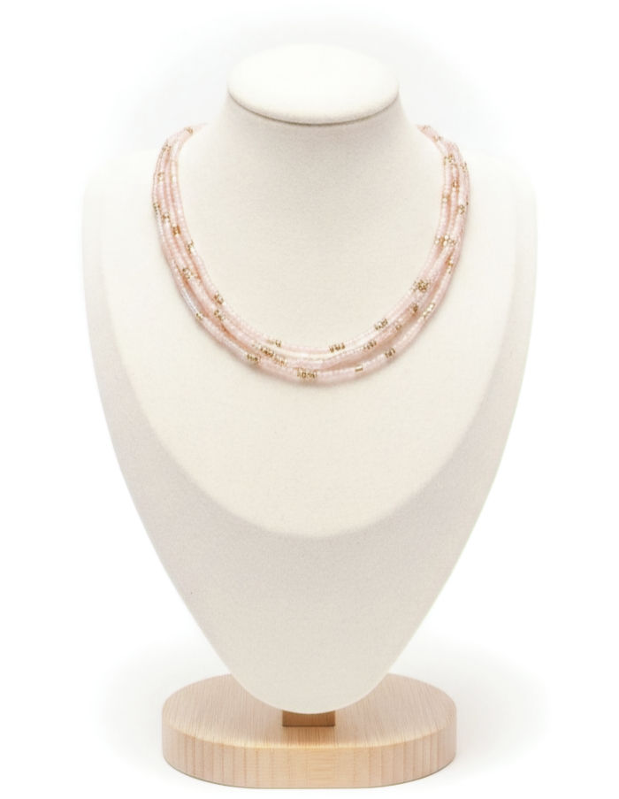 Lei Mālamalama - Four-Strand Seed Bead Necklace - Moku Collection