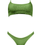 Thumbnail: Tamper Ruffle Bikini - Olive