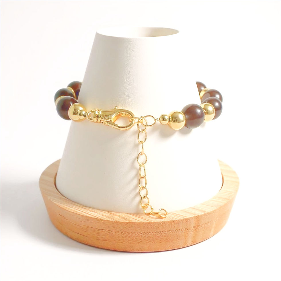 Thumbnail: Maison de Bijoux – Obscura Obsidian & Gold Bracelet
