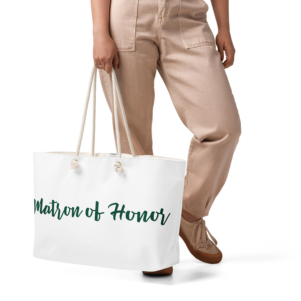 Thumbnail: Matron of Honor Oversized weekender bag