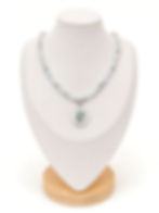 Marée d'Azur | Natural Aquamarine & Sterling Silver Necklace | Quarry Atelier