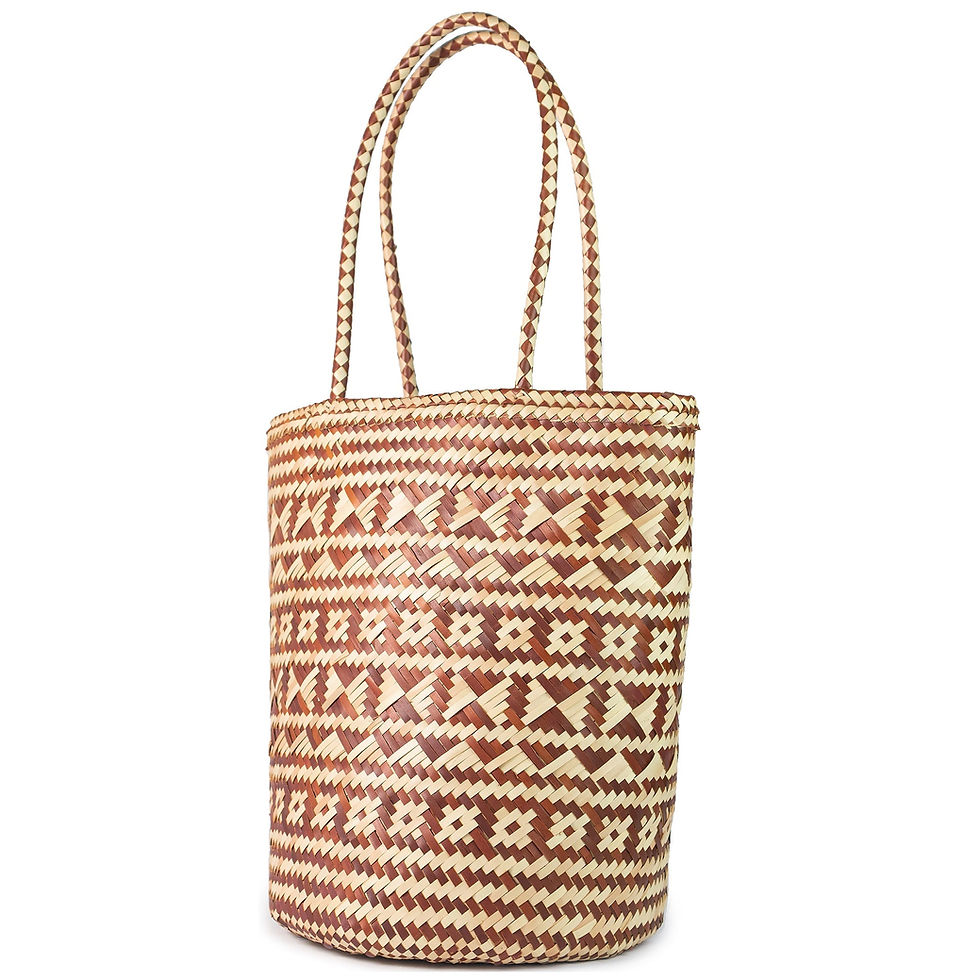 Thumbnail: Palm Leaf Shopper Market Tote