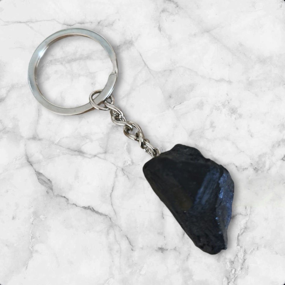 Porte clés pierre naturelle brute