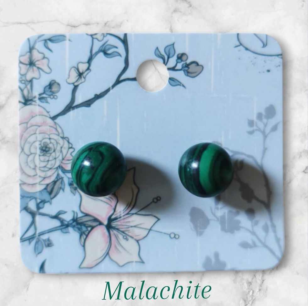Miniature : ✨Boucles d'oreilles pierres naturelles. ✨