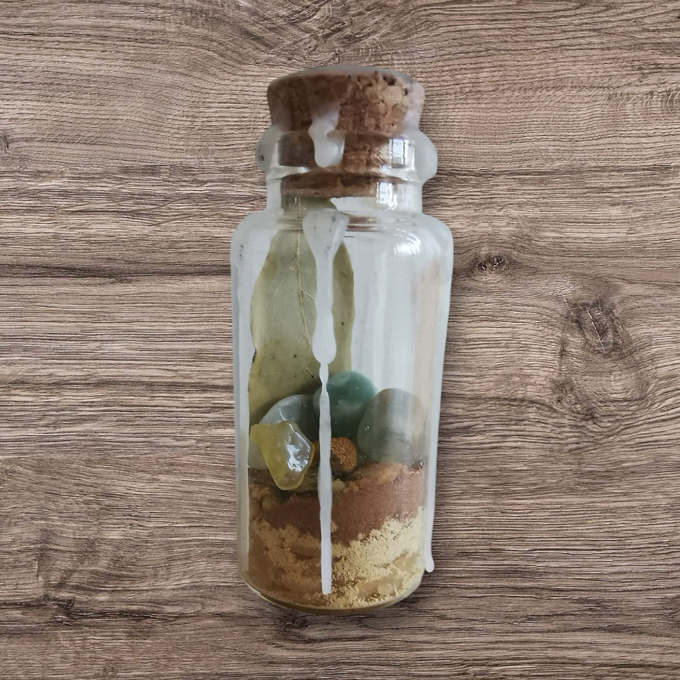 💚Petite spell jar "abondance" 💚