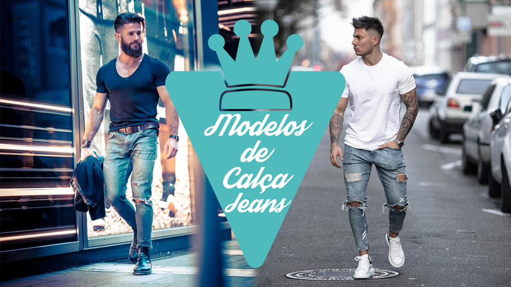 modelo de calça jeans masculina