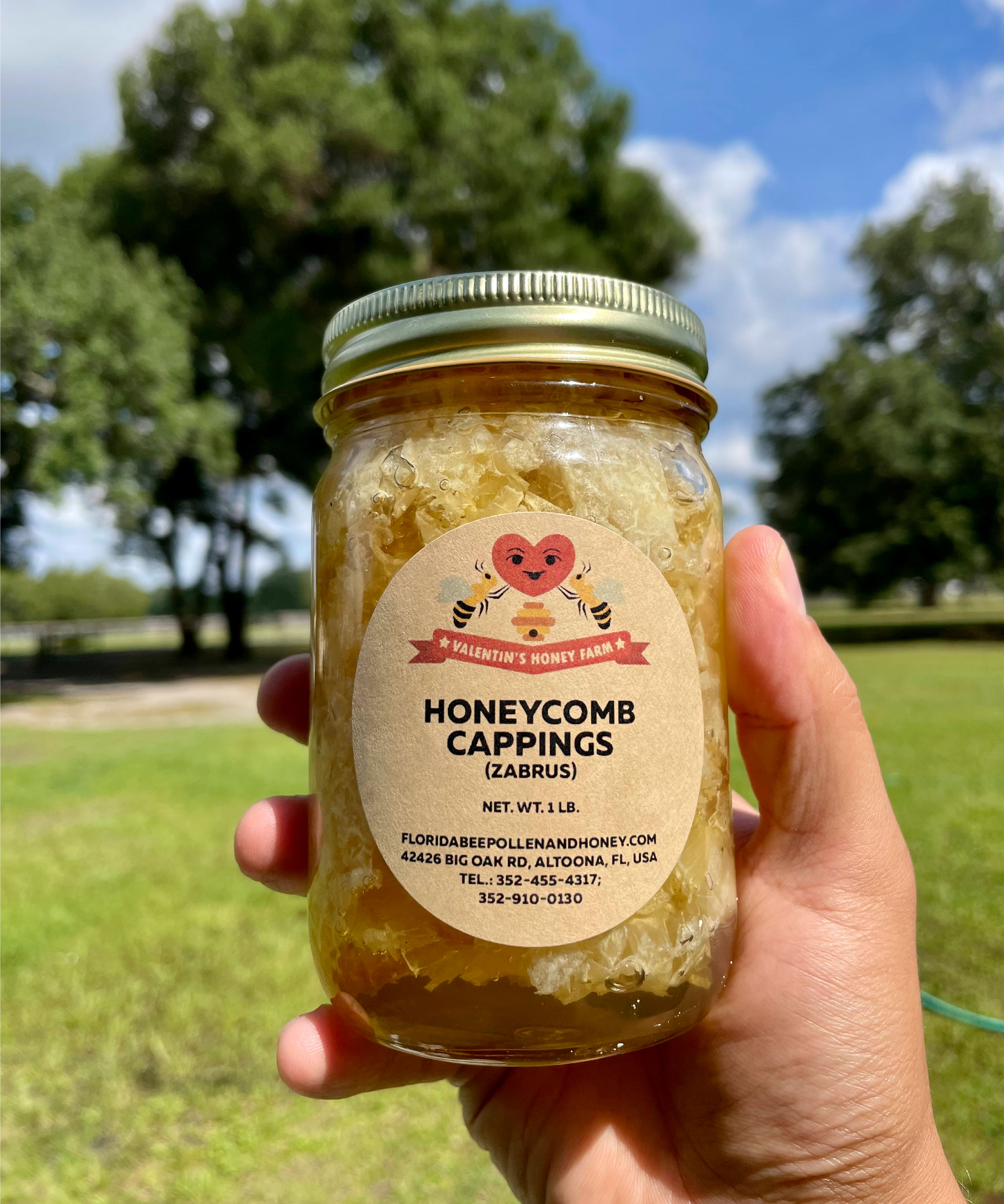 1 Lb. Honeycomb cappings (zabrus)