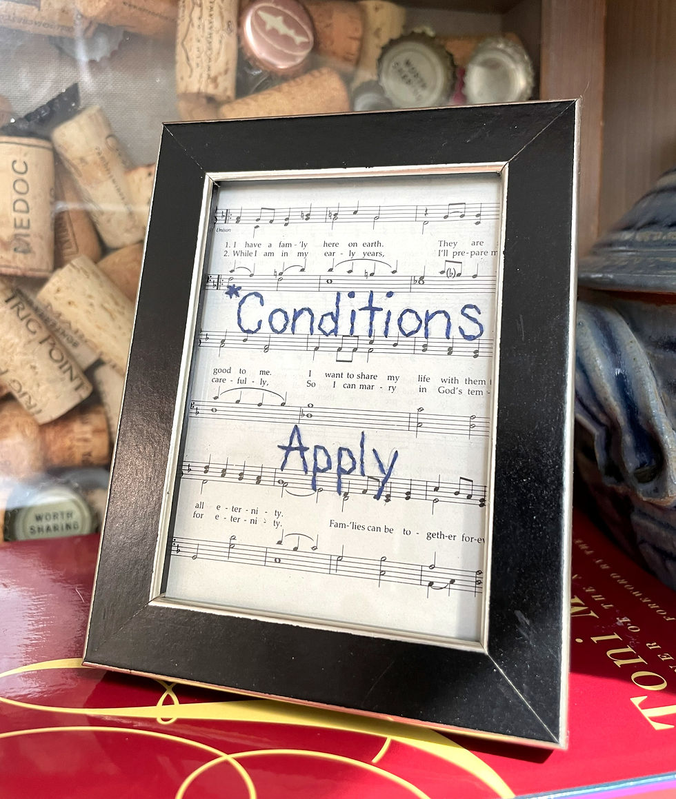 Thumbnail: Families Can Be Together Forever | Subversive Embroidery on Hymn