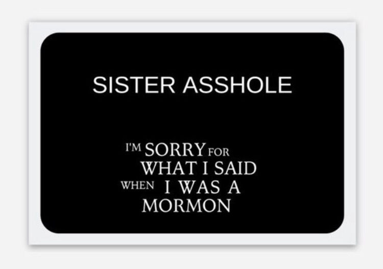 Thumbnail: Asshole Missionary Nametag | Statement Sticker