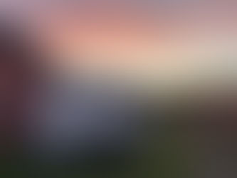 A Sol Dawn camper in the dusk.