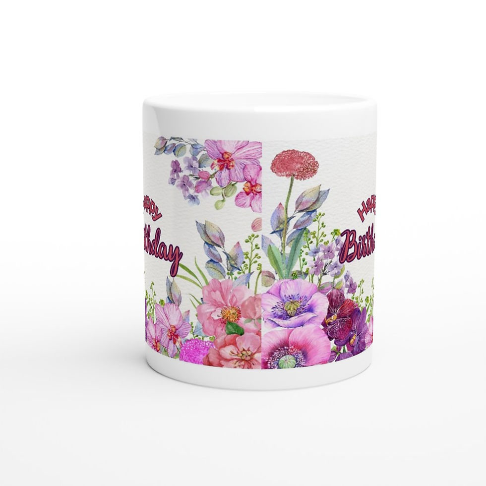 Thumbnail: Premium White11oz Gelato Mug – Vibrant Print Ceramic Coffee Mug