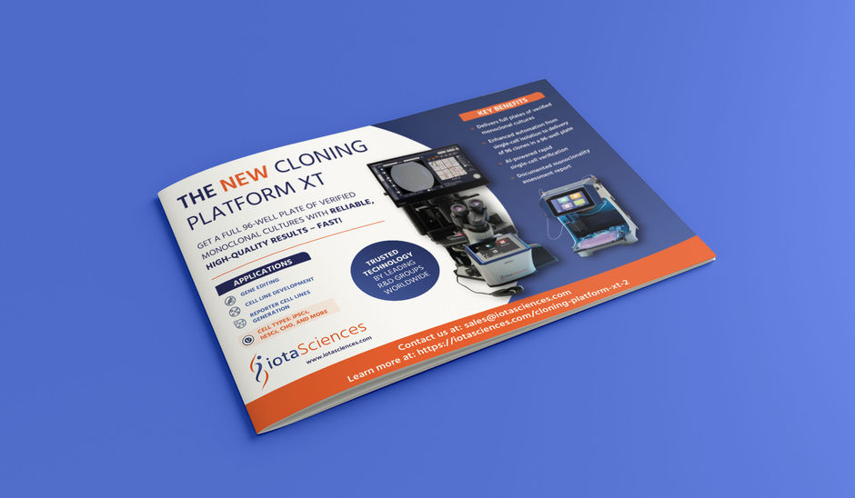 A5 advert for a science business