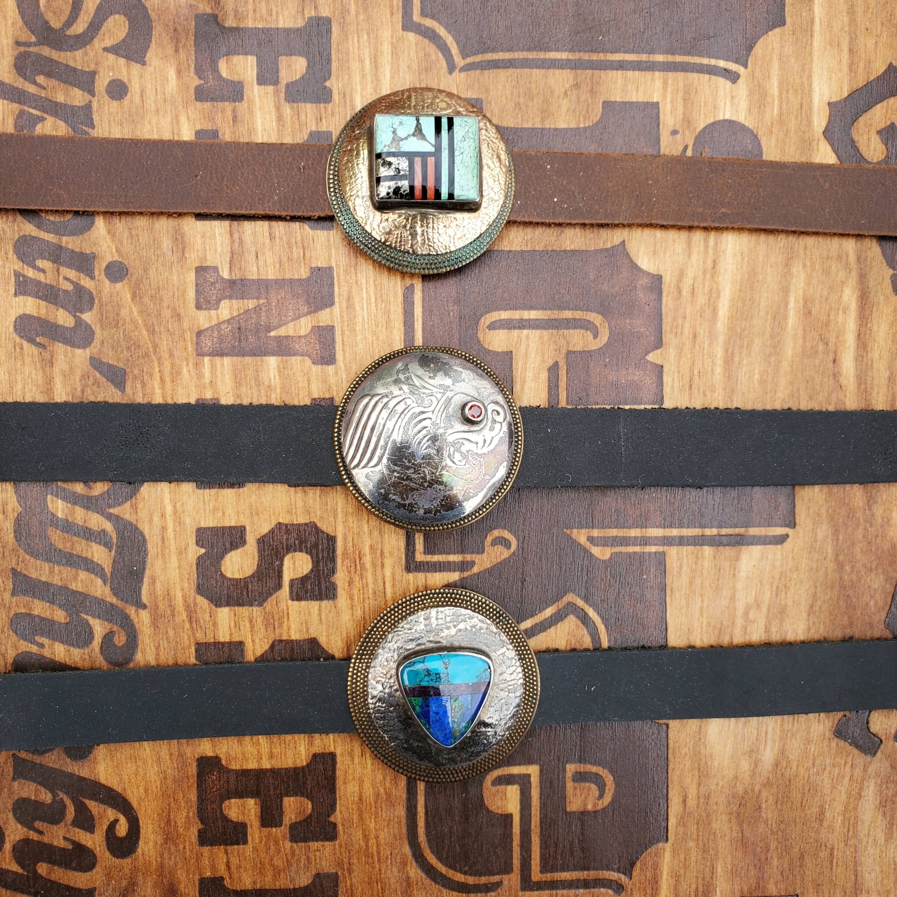 Vintage Repurposed Concho Chokers