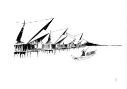 Perspective du village lacustre I