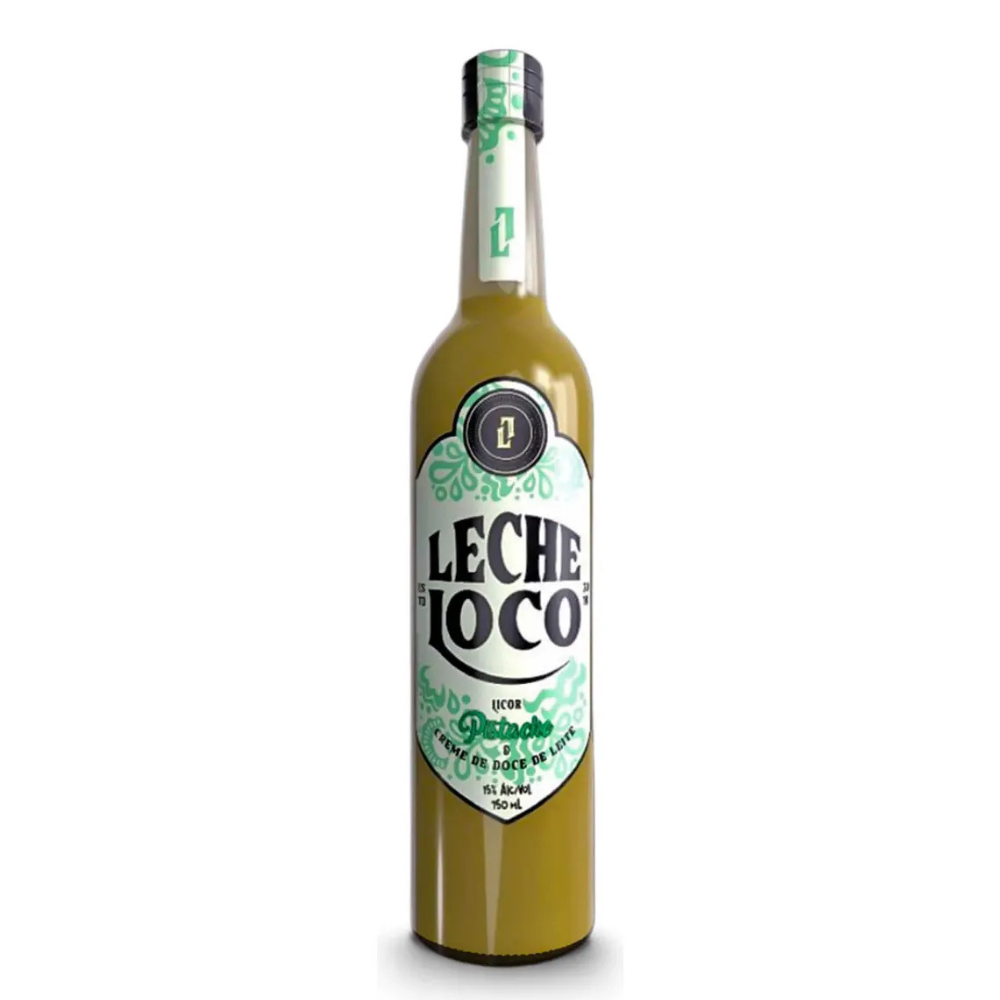 Licor De Doce De Leite Leche Loco Pistache 750ml