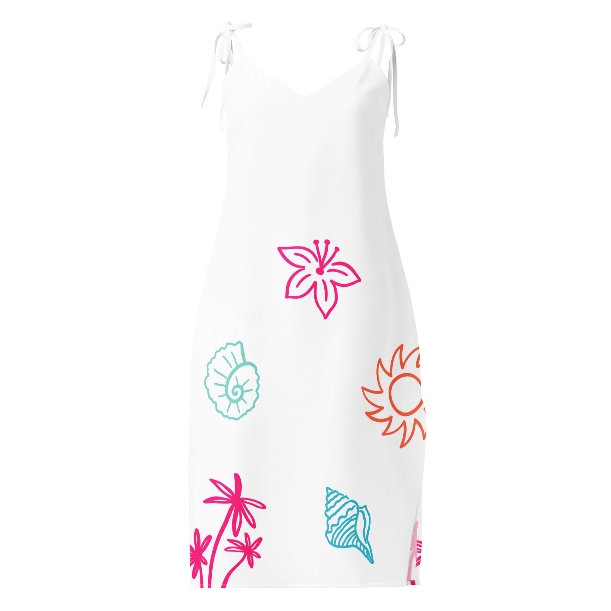 Tropic Tie-strap Midi Dress
