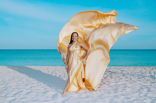 slim fit dress slacks Long Flying Dress - Made-to-Measure Dress for Photoshoot